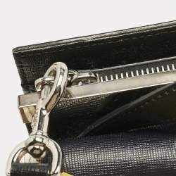 Pre Owned Fendi Multicolor Leather Mini Monster Demi Jour Top Handle Bag