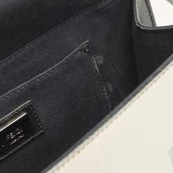 Pre Owned Fendi Multicolor Leather Mini Monster Demi Jour Top Handle Bag