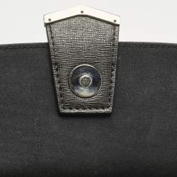 Pre Owned Fendi Multicolor Leather Mini Monster Demi Jour Top Handle Bag