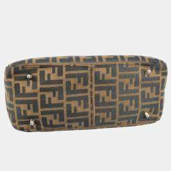 Fendi Brown Zucca Canvas Tote Bag