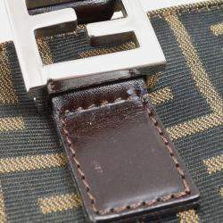Fendi Brown Zucca Canvas Tote Bag