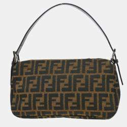 Fendi Brown Zucca Baguette Handbag