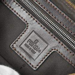 Fendi Brown Zucca Baguette Handbag