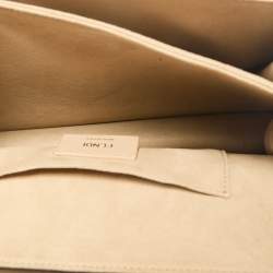 Fendi Black/Brown FF Leather Medium Kan I Shoulder Bag
