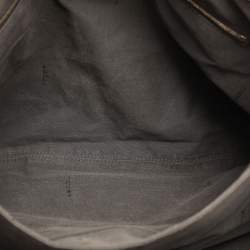 Fendi Beige/Brown Zucchino Canvas and Leather Accordion Tote