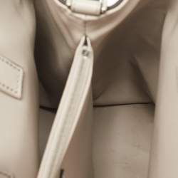 Fendi Light Beige Leather Stud Applique Petite 2Jours Elite Tote