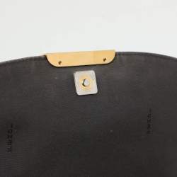 Fendi Tobacco Zucca Canvas Flap Crossbody Bag