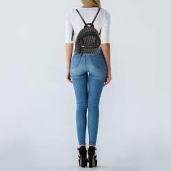 Fendi Black Nylon Monster Studs Mini Black Backpack