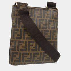 Fendi Brown Zucca Crossbody Bag