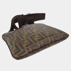 Fendi Brown Zucca Crossbody Bag