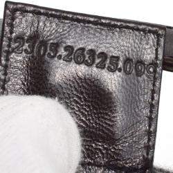 Fendi Gray Wool Zucca Baguette Handbag