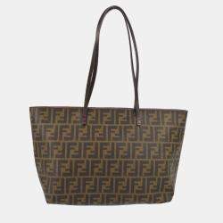 Fendi Brown Zucca Tote Bag