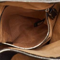 Fendi Dark Brown Selleria Leather Messenger Bag