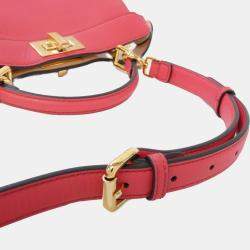 Fendi Leather Peekaboo I See You Small Handbag