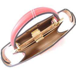 Fendi Leather Peekaboo I See You Small Handbag