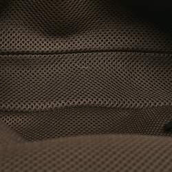 Fendi Black FF Embossed Patent Leather Medium Baguette Bag