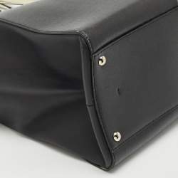 Fendi Black/Silver Leather Large 3Jours Tote