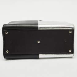 Fendi Black/Silver Leather Large 3Jours Tote