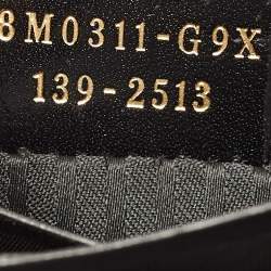 Fendi Black Leather 2Jours Envelope Clutch