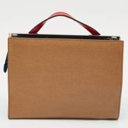 Fendi Multicolor Leather Demi Jour Top Handle Bag