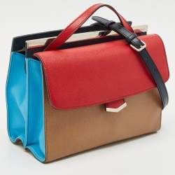 Fendi Multicolor Leather Demi Jour Top Handle Bag