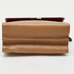 Fendi Multicolor Leather Demi Jour Top Handle Bag