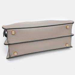 Fendi Beige Leather Peekaboo I SEE U Small bag
