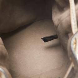 Fendi Beige Leather Mini Mon Tresor Bucket Bag