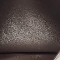 Fendi Brown Zucca Leather F is Fendi Envelope Pouch