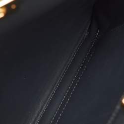 Fendi Rust Brown Leather Seta Burro Peekaboo Pochette Crossbody Bag