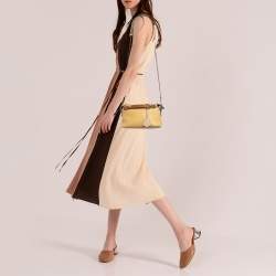 Fendi Tan/Brown Leather Mini By The Way Crossbody Bag