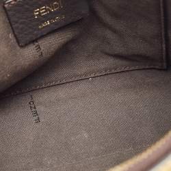 Fendi Tan/Brown Leather Mini By The Way Crossbody Bag