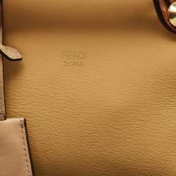 Fendi Tan/Brown Leather Mini By The Way Crossbody Bag