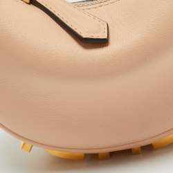 Fendi Peach Leather Nano Fendigraphy Hobo