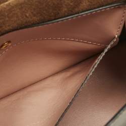 Fendi Olive Green Leather Kan U Shoulder Bag