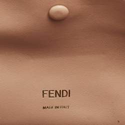 Fendi Olive Green Leather Kan U Shoulder Bag