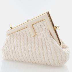 Fendi Small Macrame First Clutch