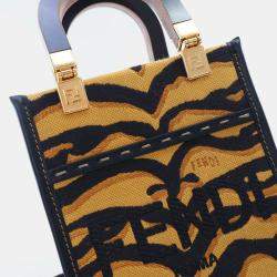 Fendi Mini Canvas Sunshine Shopper