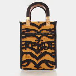 Fendi Mini Canvas Sunshine Shopper