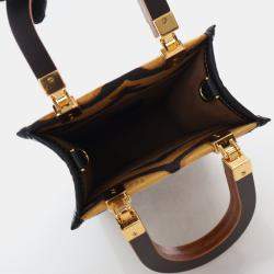 Fendi Mini Canvas Sunshine Shopper