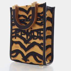 Fendi Mini Canvas Sunshine Shopper