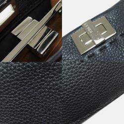 Fendi Peekaboo Mini Selleria Calf Leather Handbag