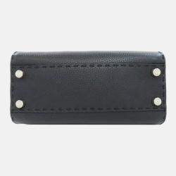 Fendi Peekaboo Mini Selleria Calf Leather Handbag