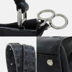 Fendi Peekaboo Mini Selleria Calf Leather Handbag