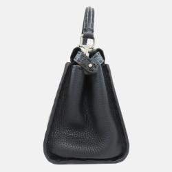 Fendi Peekaboo Mini Selleria Calf Leather Handbag