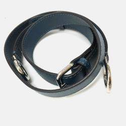 Fendi Peekaboo Blue Leather Shoulder Bag