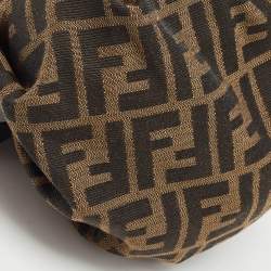 Fendi Tobacco Zucca Canvas Mini Chef Hobo