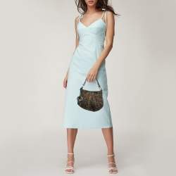 Fendi Tobacco Zucca Canvas Mini Chef Hobo
