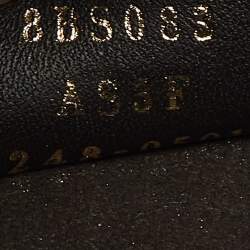 Fendi Blue/Brown Denim FF and Leather Mini Origami Tote