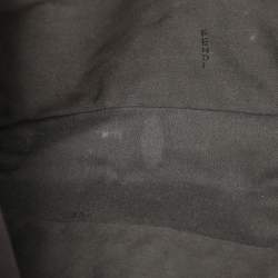 Pre Owned حقيبة فندي باغويت درزة كبيرة جلد وقماش زوكا تبغ